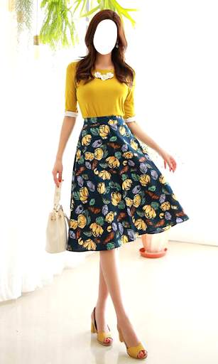 Women Mini Skirt Photo Suit screenshot 5