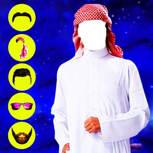 Arab Man Photo Editor : Suit, Hair, Moustache 1.2