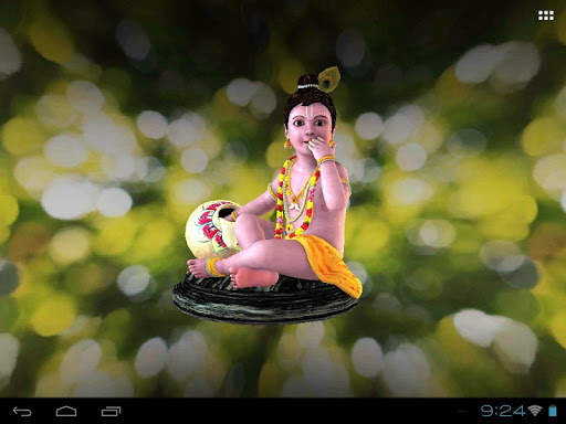 3D Little Krishna Live Wallpaper screenshot 19