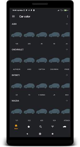 Car color screenshot 1