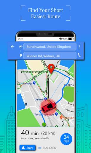 Voice GPS Driving Route & Maps screenshot 1
