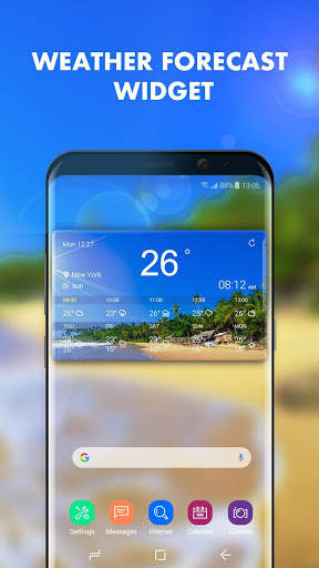 Sudut langit ramalan widget tema & jam screenshot 1