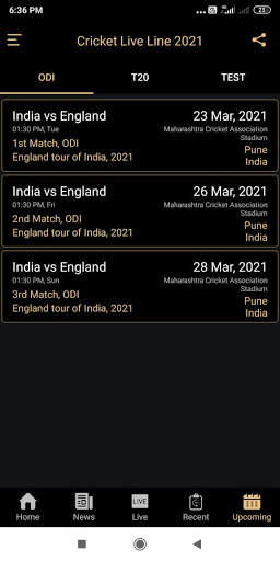 Cricket Live screenshot 4