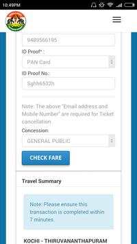 Kerala RTC Online screenshot 6
