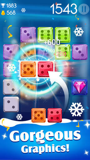 Jewel Games: Dice Merge Number screenshot 3