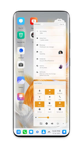 Mate X3 theme for launcher screenshot 4