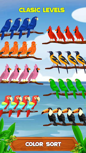 Bird Sort Color Puzzle Games screenshot 6