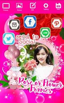 Rose Frame or Flower Frames screenshot 3