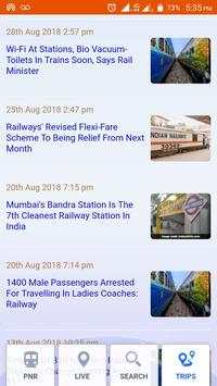 Indian Railway Status Live Train screenshot 3