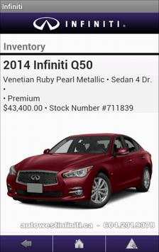 Infiniti Dealer App 3 تصوير الشاشة
