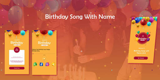 Birthday Song and Photo Frame screenshot 3