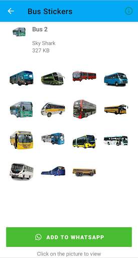 Bus Stickers For WhatsApp screenshot 3