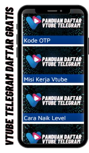 Tips Vtube Terbaru Telegram Cara Cepat Daftar screenshot 3