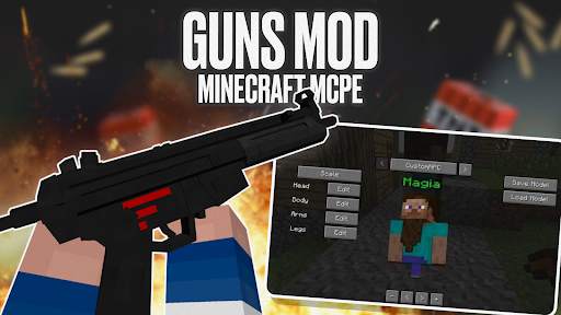 Guns Mod Minecraft MCPE screenshot 1
