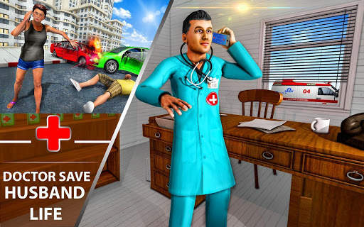 City Ambulance Rescue Simulator Games 🚑 🚁 screenshot 5