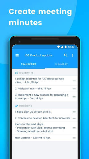 Reason8 – Voice to Text Meeting Notes Maker скриншот 6