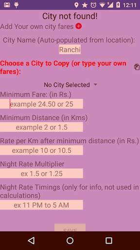 Auto Rickshaw Fare India screenshot 6