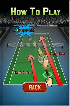 Tennis game Bash screenshot 4