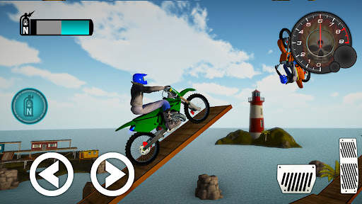Moto BMX Games-Stunt Bike Game screenshot 3