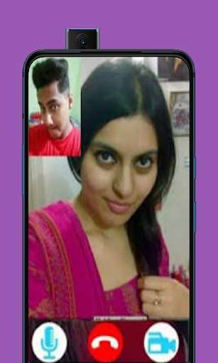 Random Video Chat & Calling Indian Girls Strangers screenshot 1