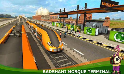 Orange Line Metro Train Game: New Train Simulator screenshot 2