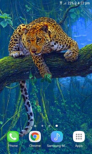 Jungle Leopard Live Wallpaper screenshot 2