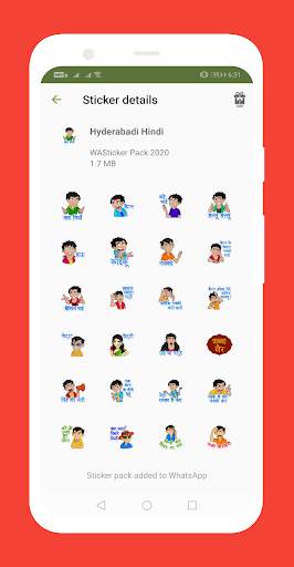 Hyderabadi Stickers For WhatsA screenshot 1