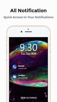 Bubble Circle Lock Screen screenshot 2