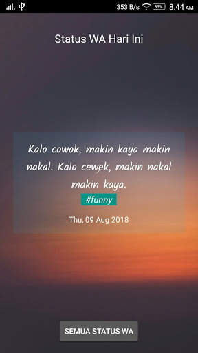 Status WA Terbaru 2019 dan Lucu screenshot 15