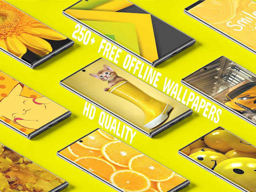 Yellow Wallpaper HD screenshot 1