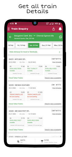 Indian Railway TrainGo Status for Where is myTrain screenshot 3