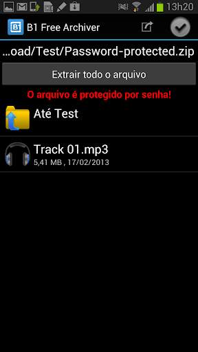 B1 Archiver zip rar screenshot 3