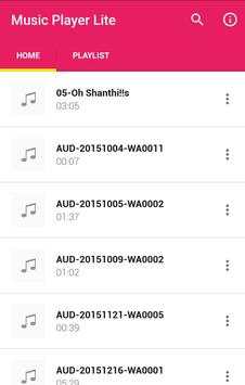 Mp3 Music Player Lite screenshot 2