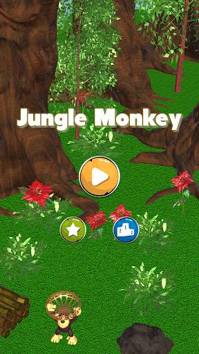 Jungle Monkey Fruit 3D Games screenshot 1
