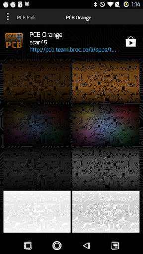 PCB Orange ⁞ TSF Shell 3 Theme screenshot 8