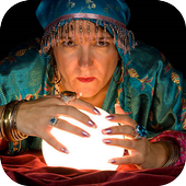 Crystal ball Real fortune telling icon
