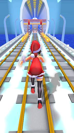 Subway Santa Princess Runner screenshot 6