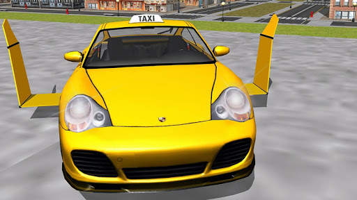 Volar simulador de coches Taxi screenshot 1