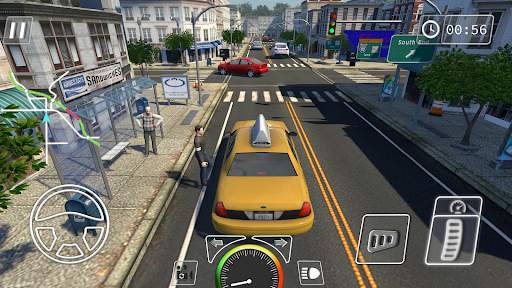 City Taxi Driving Simulator 3D screenshot 1