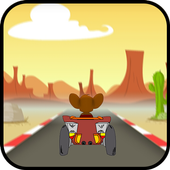 tom and jerry formula racing car icon