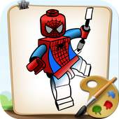 Coloring Lego Superheroes 1.1