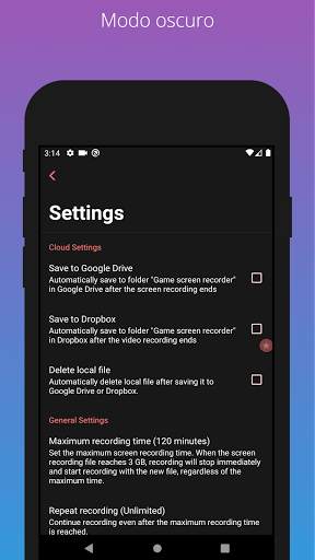 Grabador de juegos | Grabador de pantalla screenshot 8