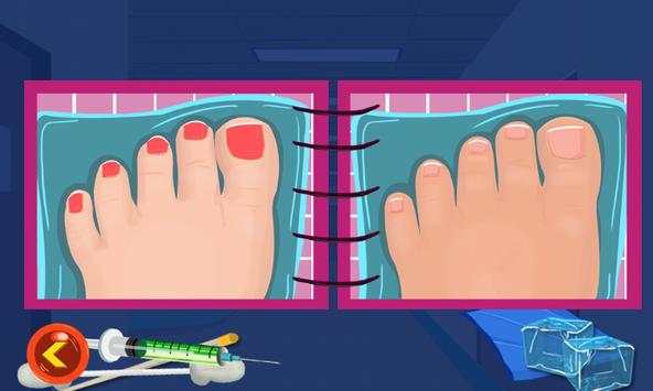 Toe Surgery Doctor Game screenshot 2