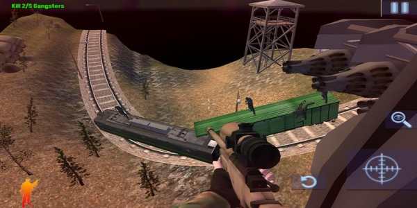 Sniper Kereta Shooter Sim screenshot 7