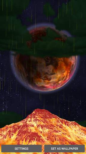 Alien Planet Wallpaper 3D Lite screenshot 1