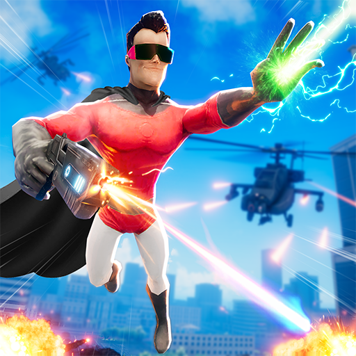 Flying Super Hero City Rescue icon