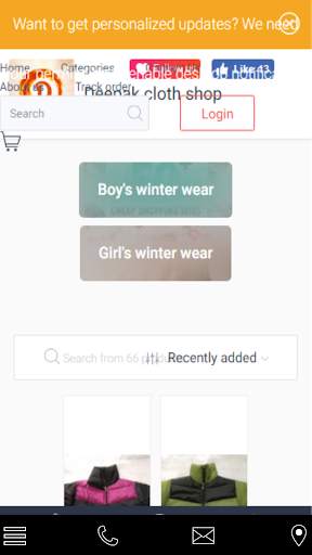 Deepak cloth shop screenshot 1