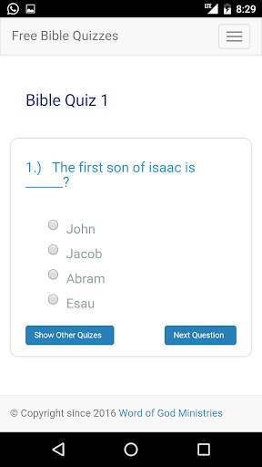 Bible Quiz Free screenshot 2