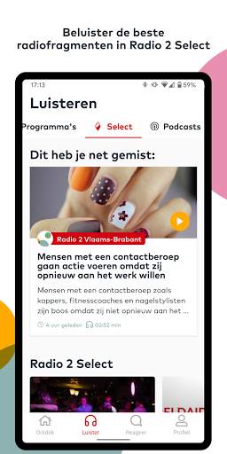 VRT Radio 2 screenshot 3