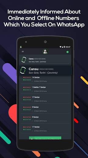 WhatNow - Online Tracker, Last Seen for Whatsapp screenshot 1